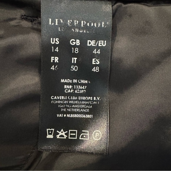 Liverpool Black Slim Fit Trousers - Picture 5 of 6